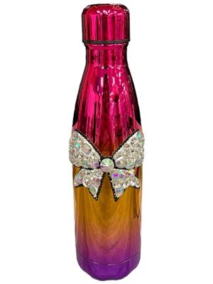 Bling Stainless Steel Bow Bottle