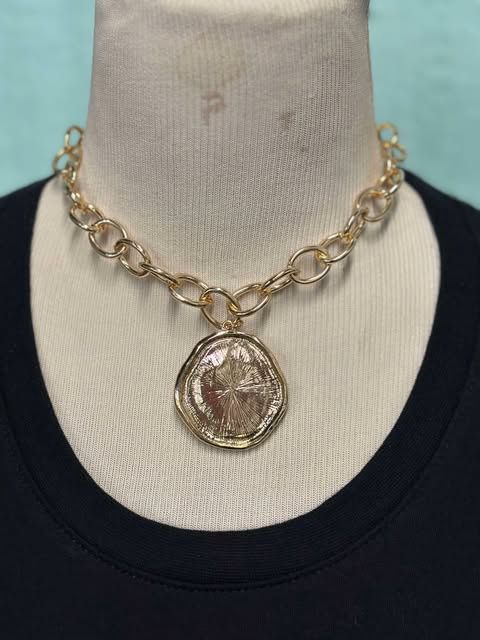 Medallion Gold Necklace