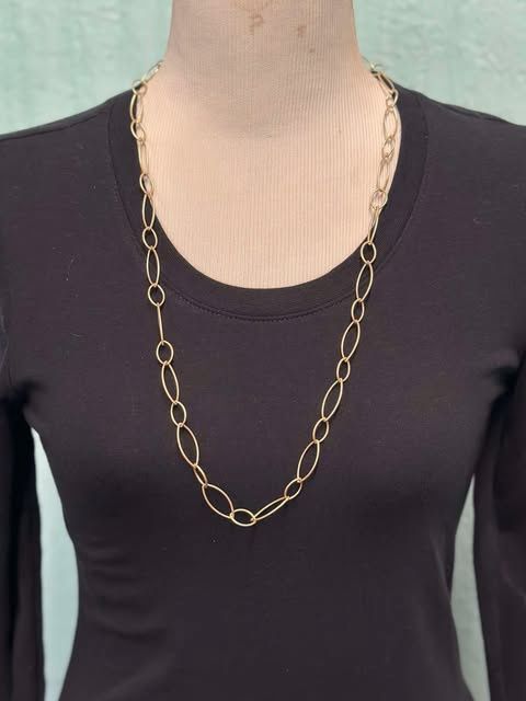 Gold Long Chain Necklace