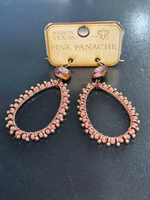 Pink Panache Oval Crystal