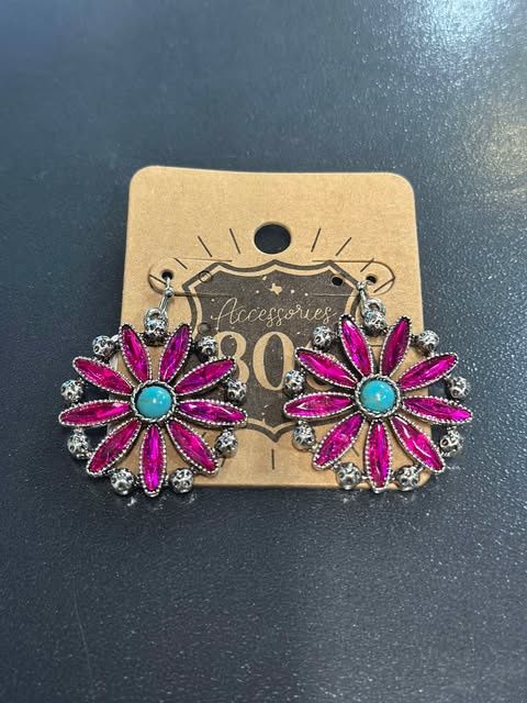 Pink Panache Bright Pink Flower Circle (806)