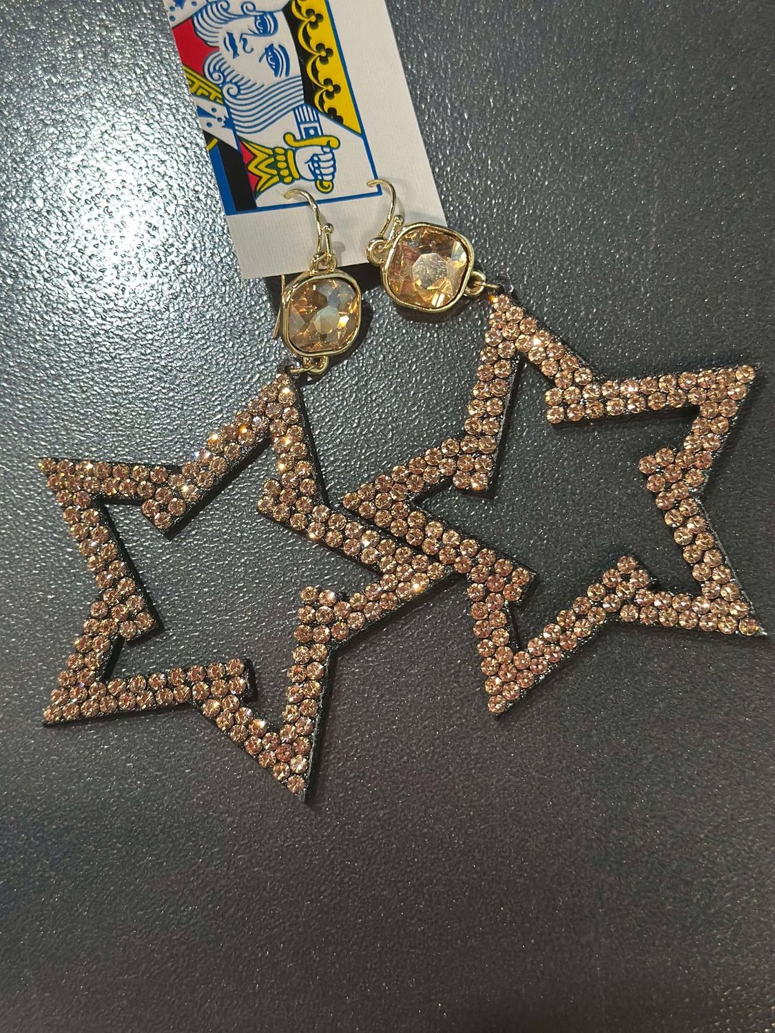 Gold Star Earrings