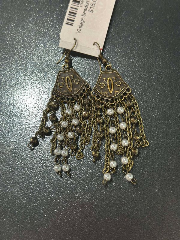 Vintage Beaded Fringe