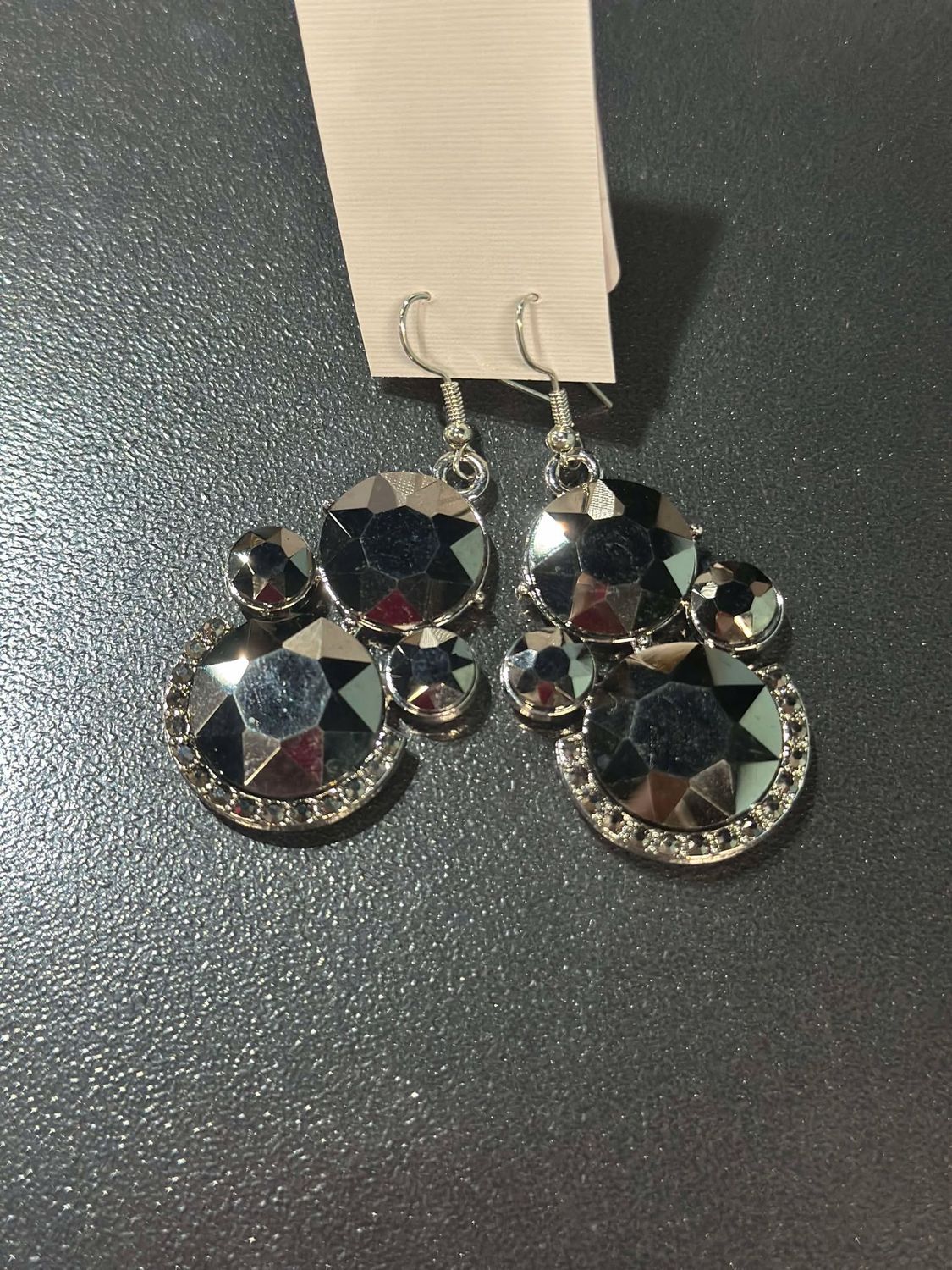 Black Crystal Earrings