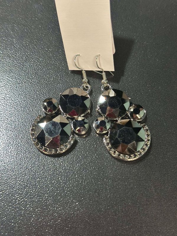 Black Crystal Earrings