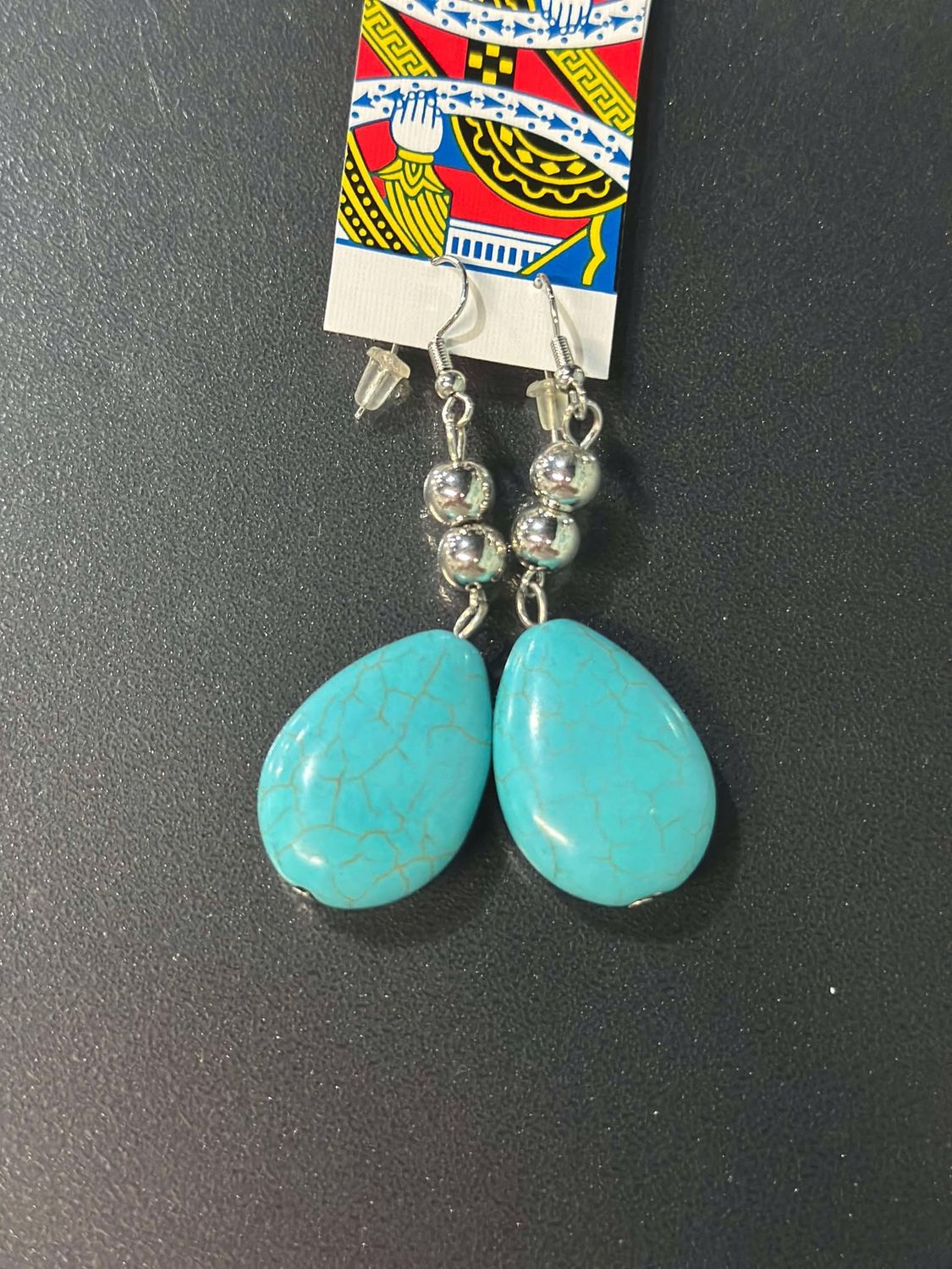 Turquoise Tear Drop Earrings