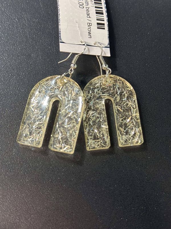 Magnet Shaped Confetti Earrings