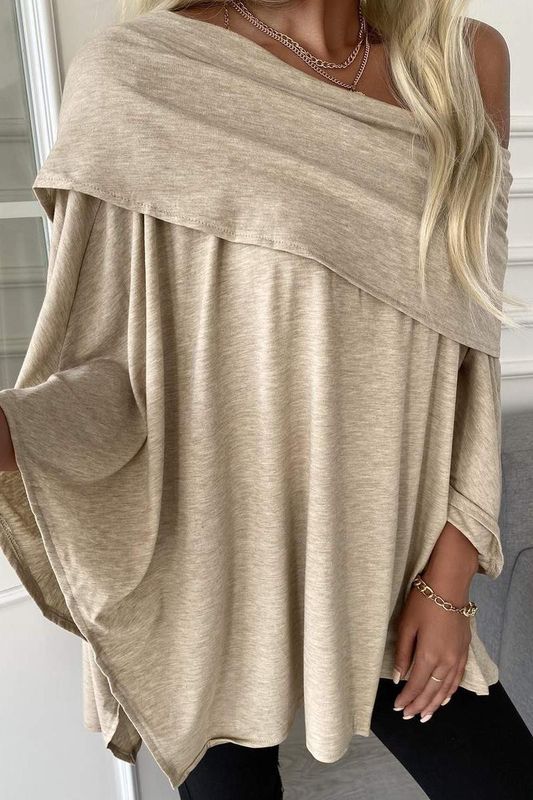 Tunic Style Off Shoulder Blouse