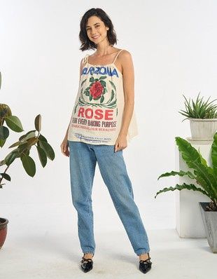 Cotton Halter Neckline Top Sunflower