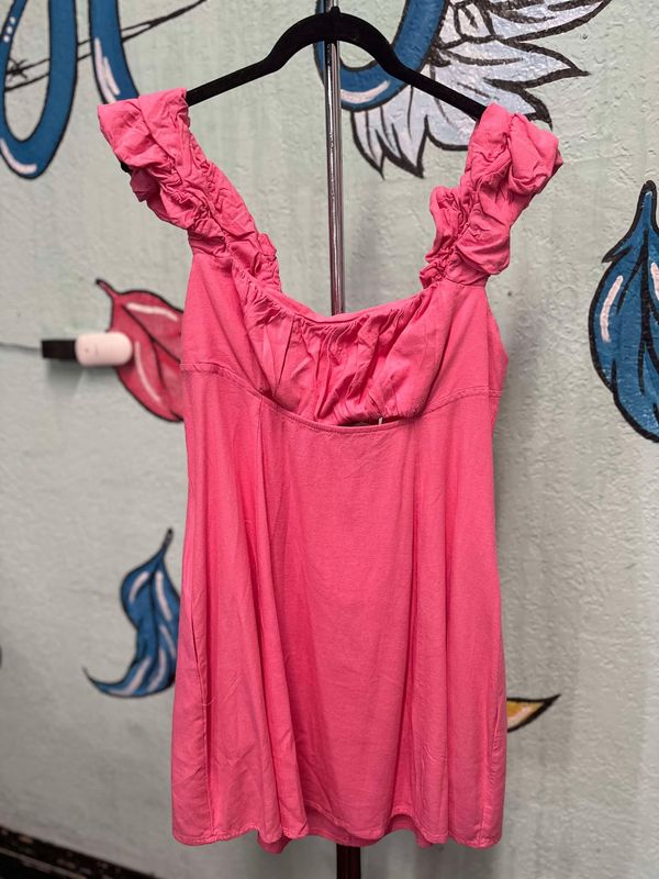 Puff Sleeve Mini Dress