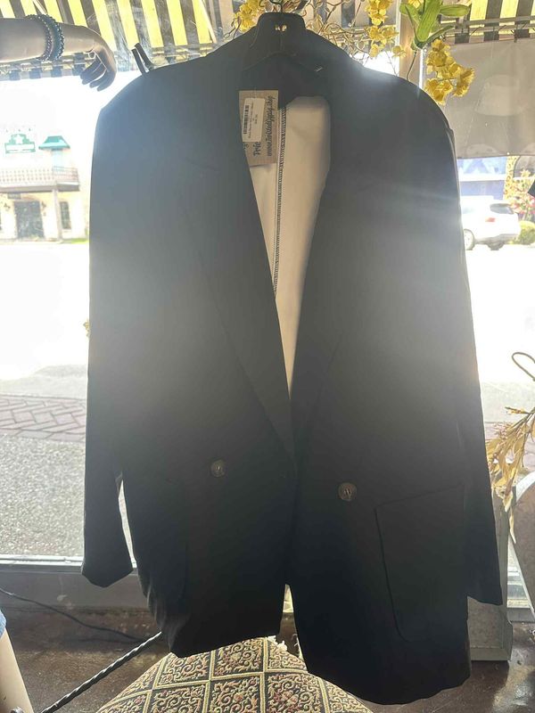 Black Blazer With Liner