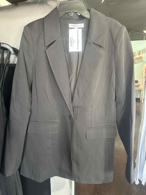 Miss Sparkle Black Blazer Soft