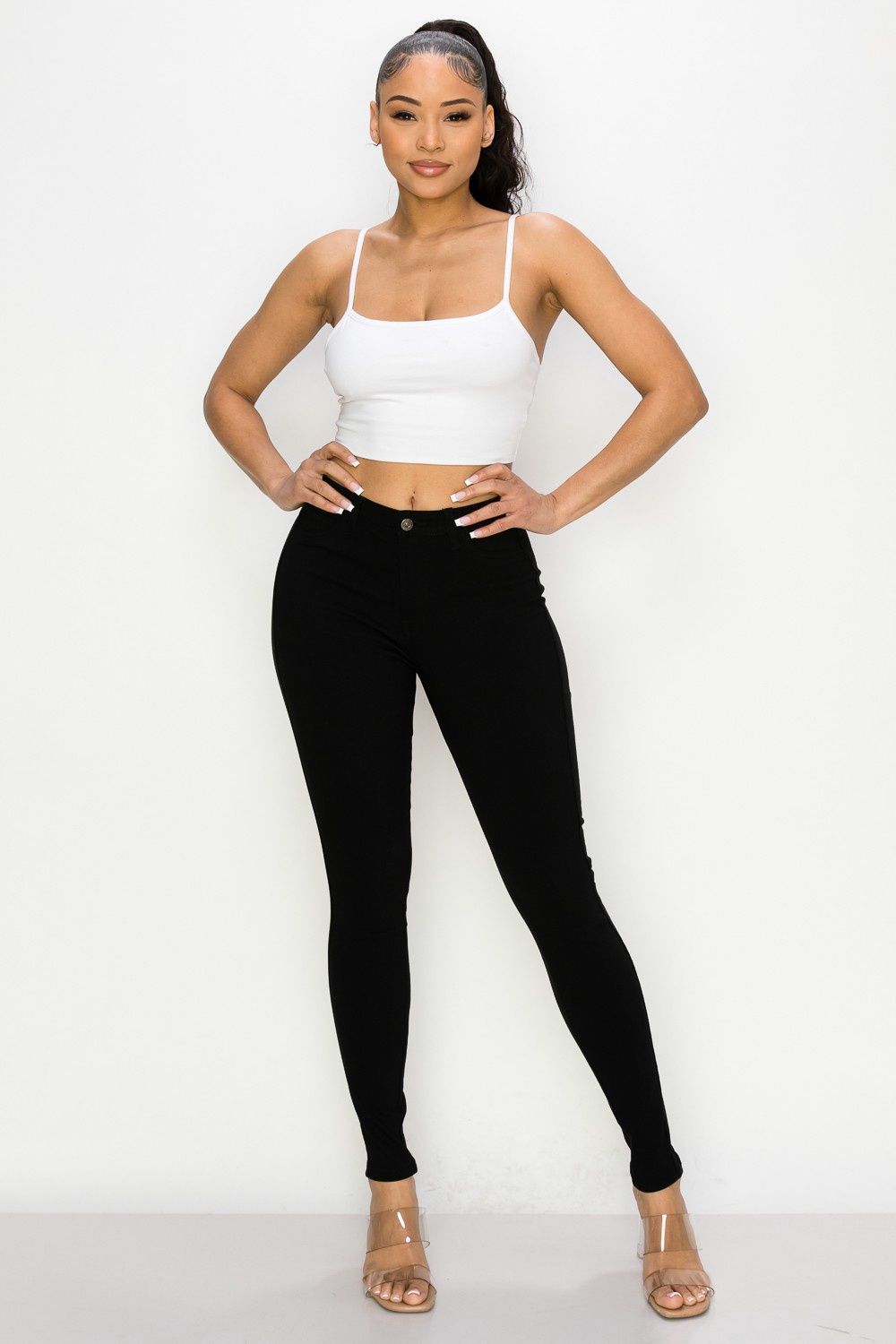 High Waisted Super Stretchy Skinny Jeans