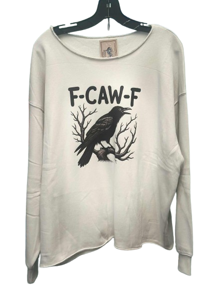 F-caw-F Fleece Tunic Sweatshirt