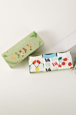 Christmas Jingle Bell Socks Set Of Three