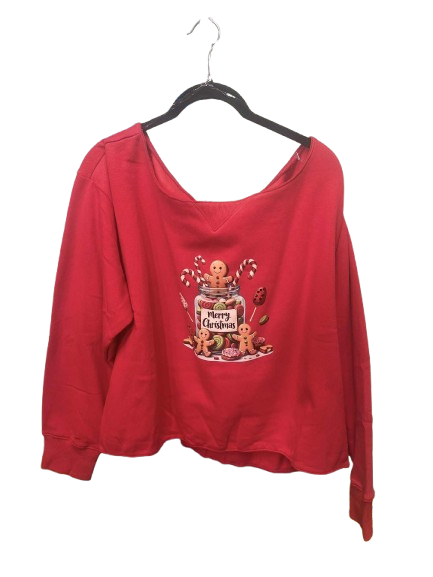 Gingerbread Ruby Fleece Sweatshirt