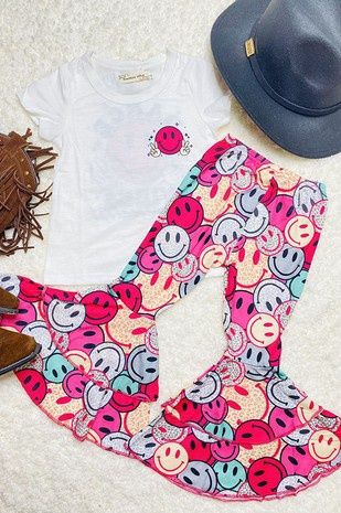 Smile Face Printed Set