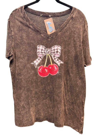 Crystal Dbl. Cherry Tee