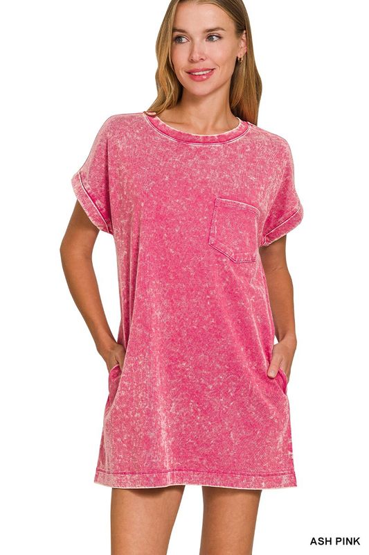 Premium Cotton Washed T-Shirts Dress