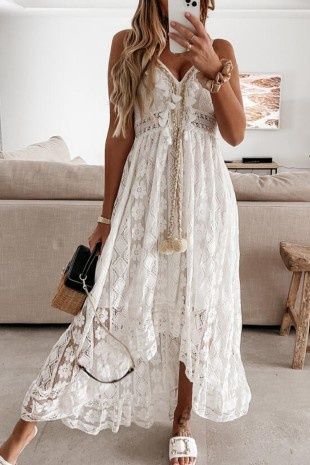 Lace Maxi Long Dress