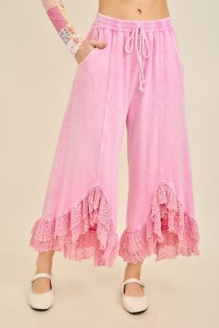 Bubble Gum Capri Pant