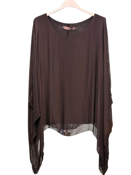 100% Silk Shirt Imported from Portugal, Color: Black, Size: O/S