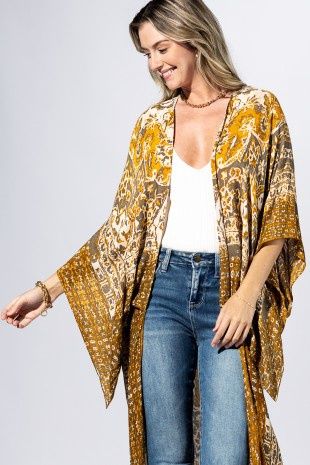 Golden Meadow Kimono