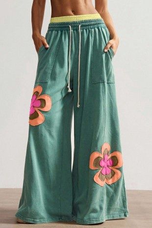 Floral Patchwork Pant