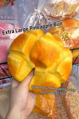 Jumbo Realist Butter Bread Fidget Toy