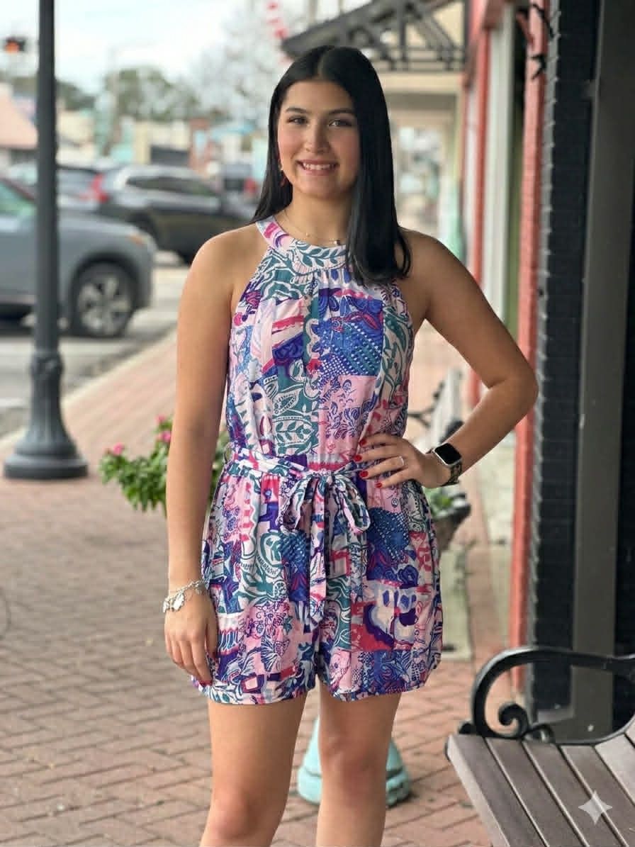 Multi Color Romper Emily Wonder