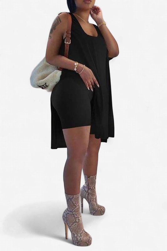 Chic Black Sundress, Effortless Summer Fashion