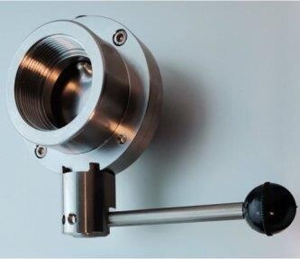 Butterfly tri-clamp valve 2.5 INCH