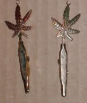 1970&#39;s Vintage &quot;Leaf&quot; Clip