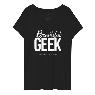 Beautiful Geek Women’s      V-neck t-shirt