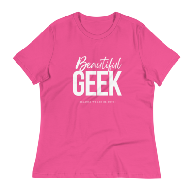 Beautiful Geek Colored Women&#39;s Relaxed T-Shirt