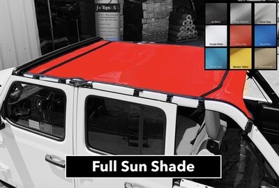 Wrangler JL / JLU Sun Shade - Solid Colors Wrangler JL / JLU Sun Shade - Solid Colors
