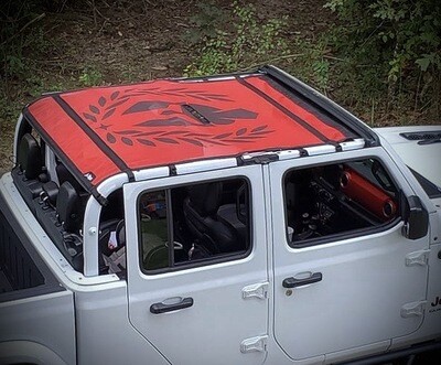Sun Shade • Jeep Gladiator • HELMET PRINTS Sun Shade • Jeep Gladiator • HELMET PRINTS