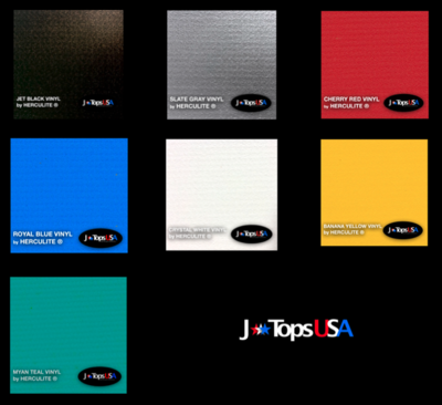 Free Boots and Tonneau Cover Vinyl Samples: SOLID COLORS Free Boots and Tonneau Cover Vinyl Samples: SOLID COLORS
