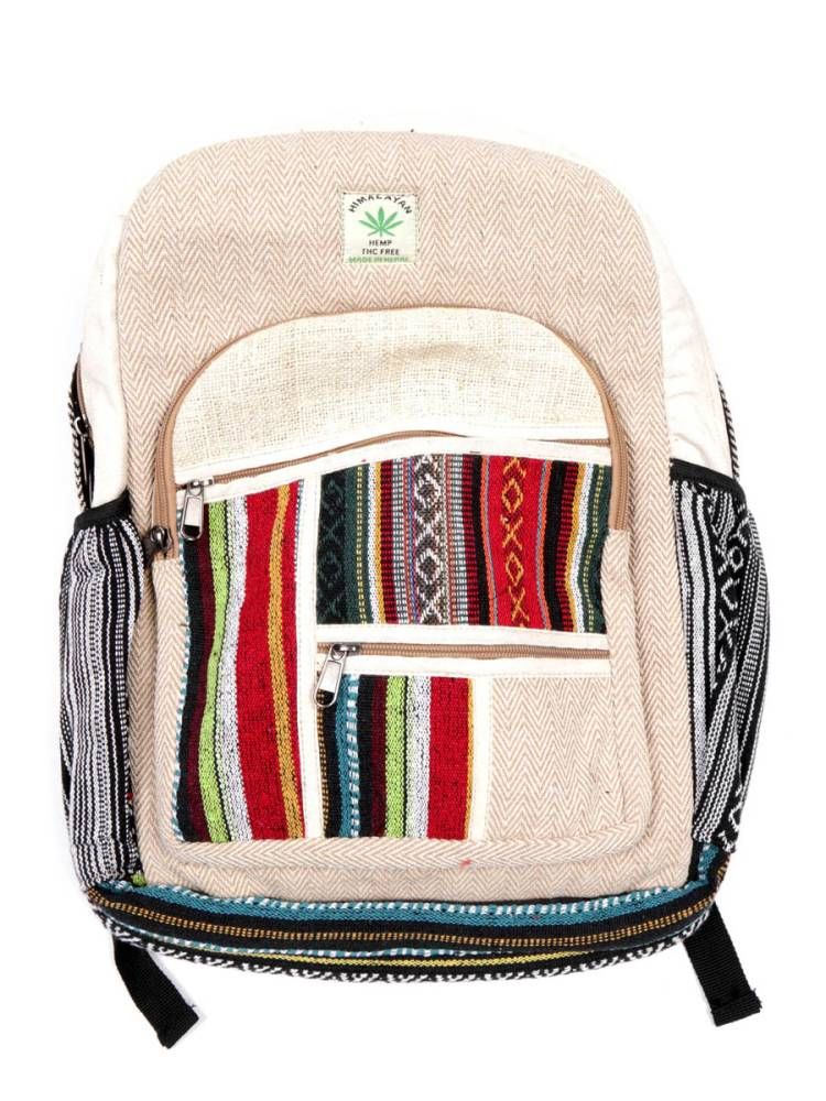 MOCHILA CÁÑAMO-ALGODÓN GRANDE