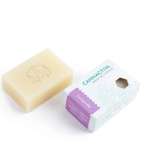 JABÓN ARTESANAL CÁÑAMO Y LAVANDA