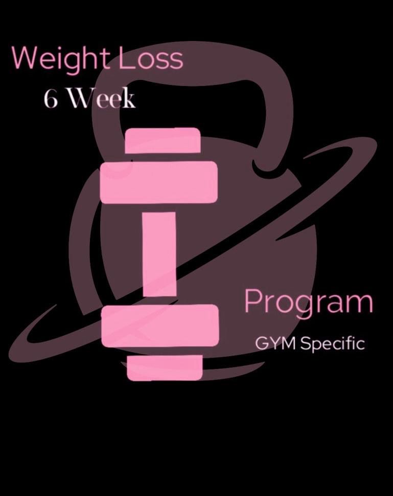 6 week weight loss program (GYM specific)