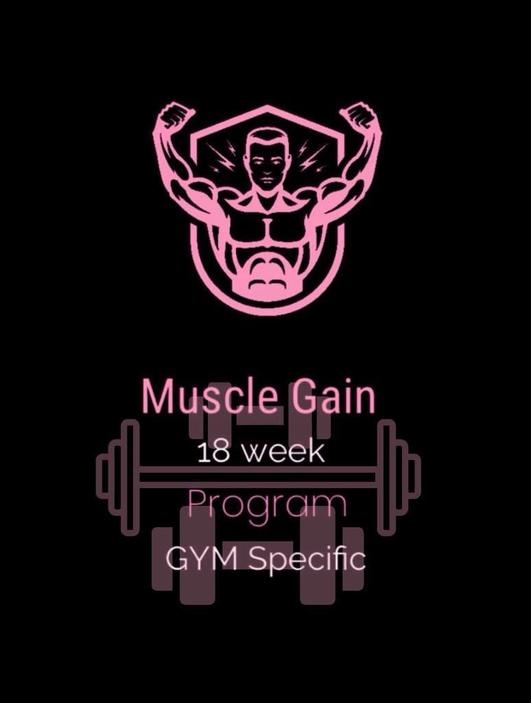 18 week muscle gain program (GYM specific)