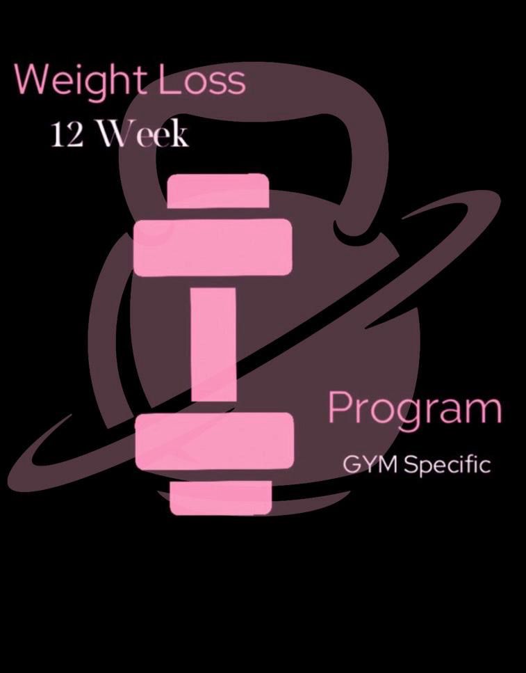 12 week weight loss program (GYM specific)