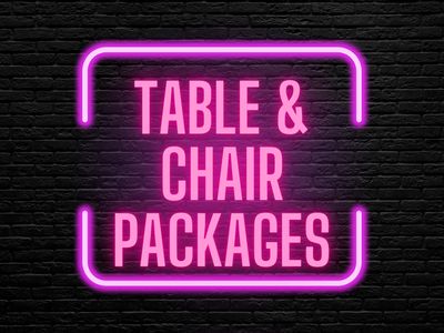 Table &amp; Chair Packages