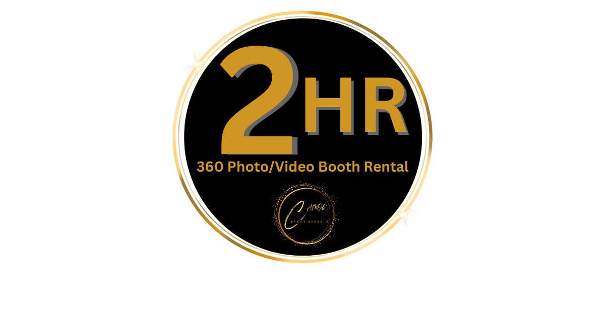 2-Hour 360 Photo Booth Gold Experience