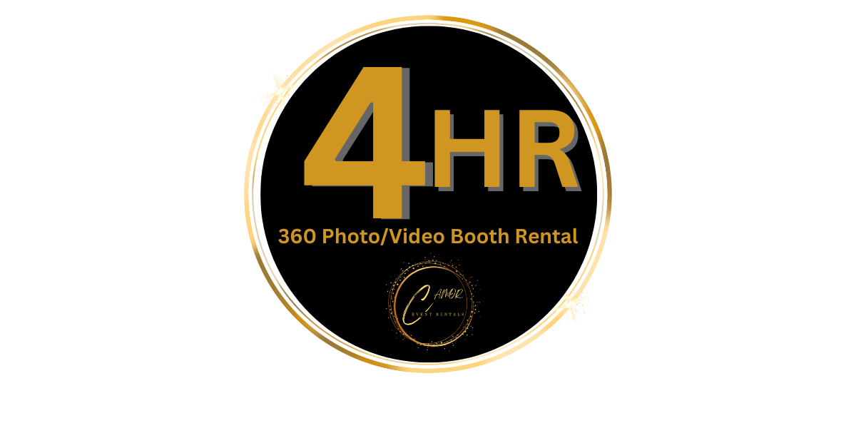 4-Hour 360 Photo Booth Deluxe Experience