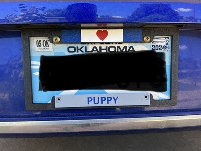 License Plate Frame - Customizable
