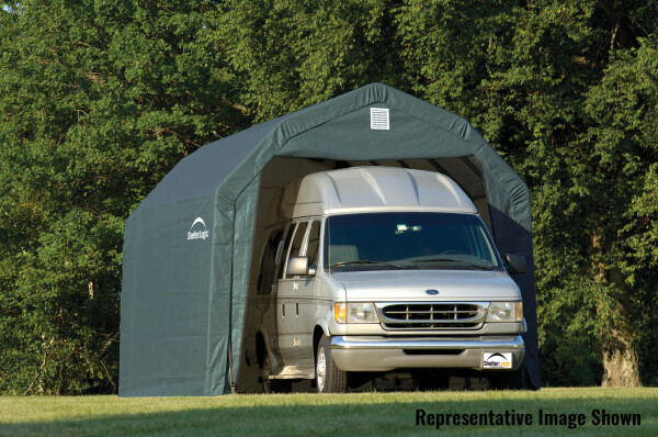 12 Wide Barn Style ShelterCoat Garage
