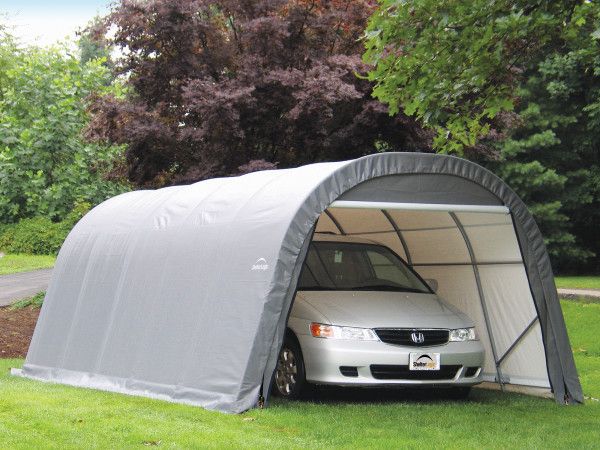 12 Wide x 8 High Round ShelterCoat Garage