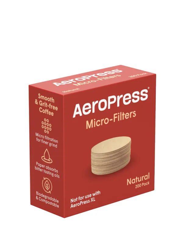 AeroPress - Microfiltres naturels - 200un